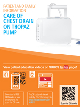 Care of Chest Drain on Thopaz Pump
