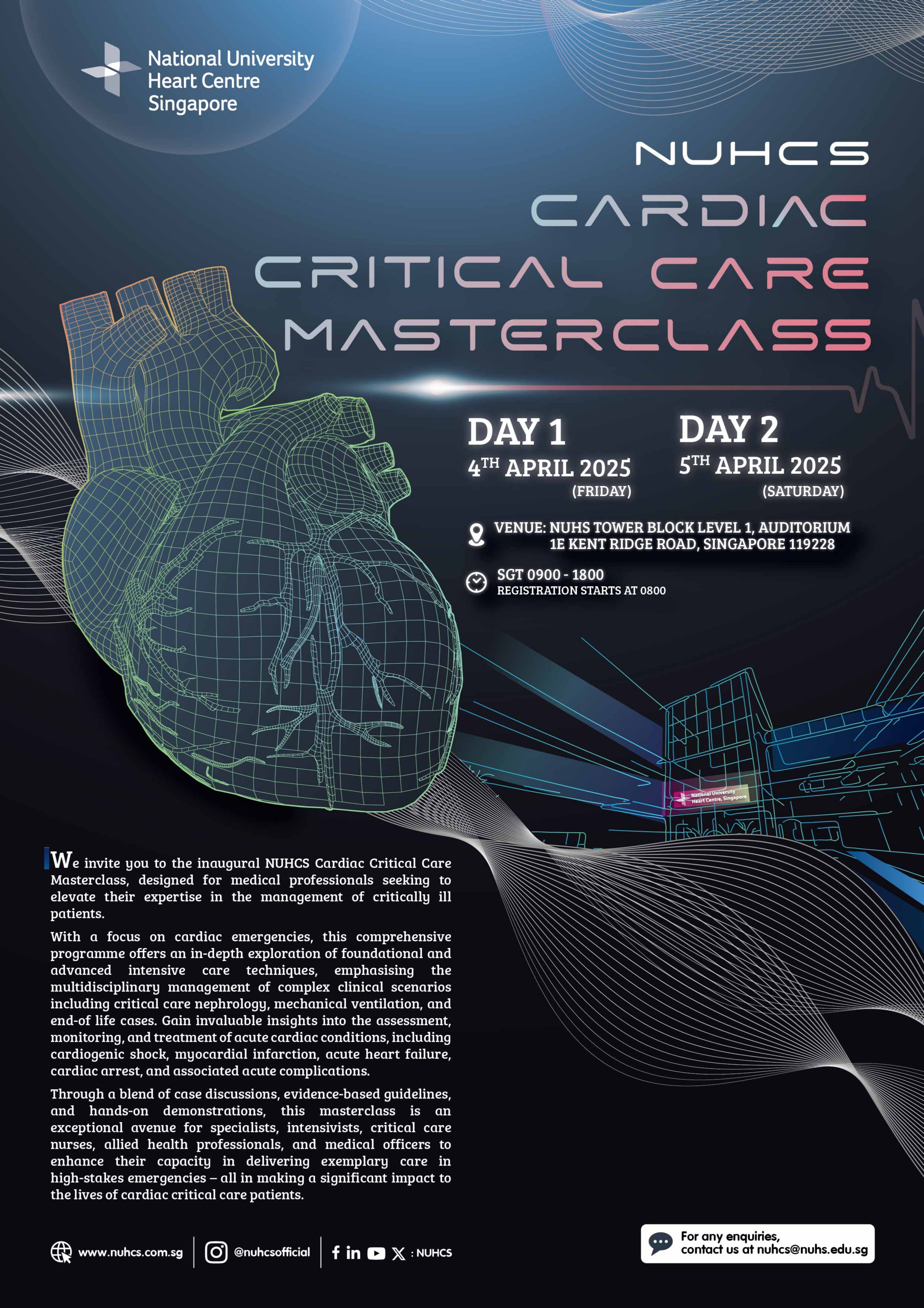 NUHCS Cardiac Critical Care Masterclass