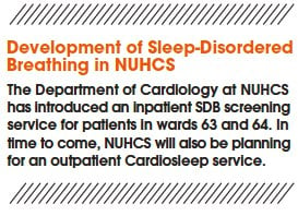 Text image describing the development of sleep-disordered breathing