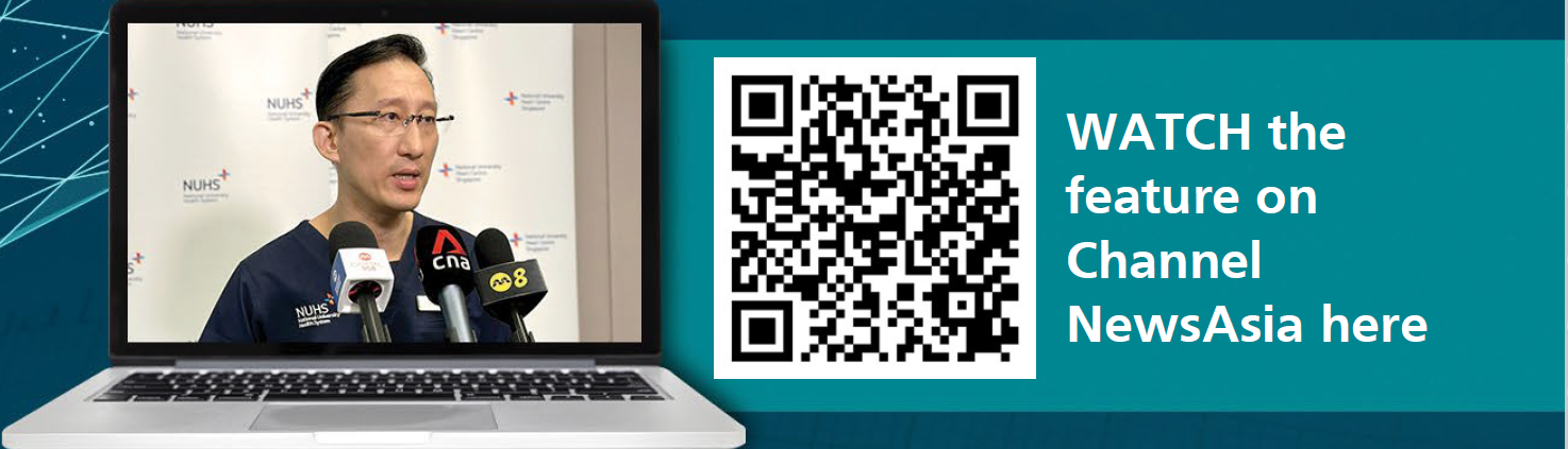 Watch the feature on Channel NewsAsia Here by scanning the QR Code