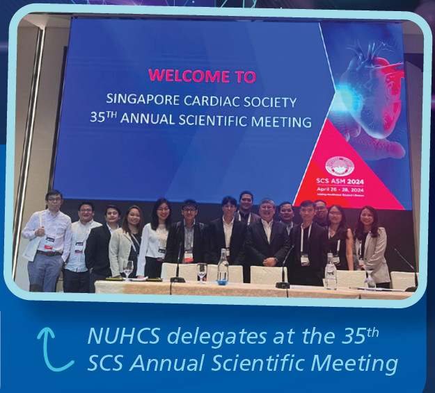 NUHCS delegates at the 35th SCS Annual Scientific Meeting