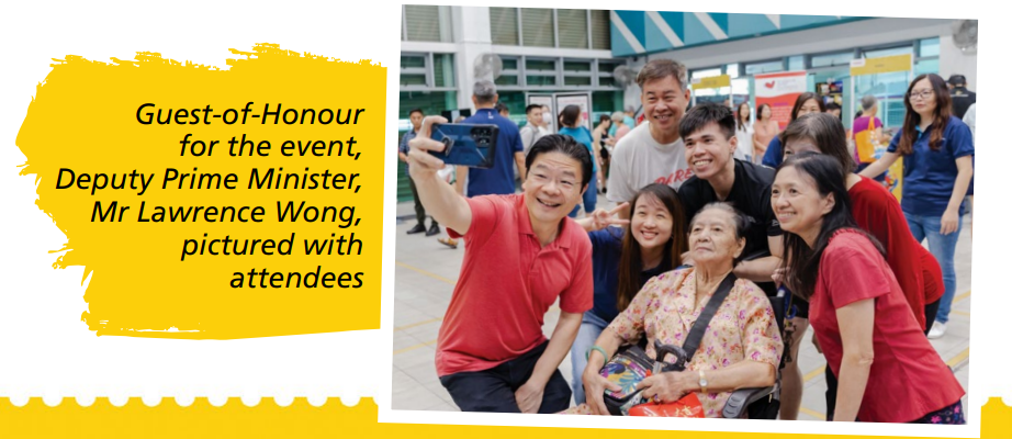 DPM Mr Lawrence Wong with attendees