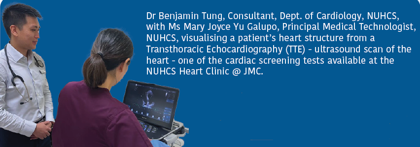 Dr Benjamin Tung with Ms Mary Joyce